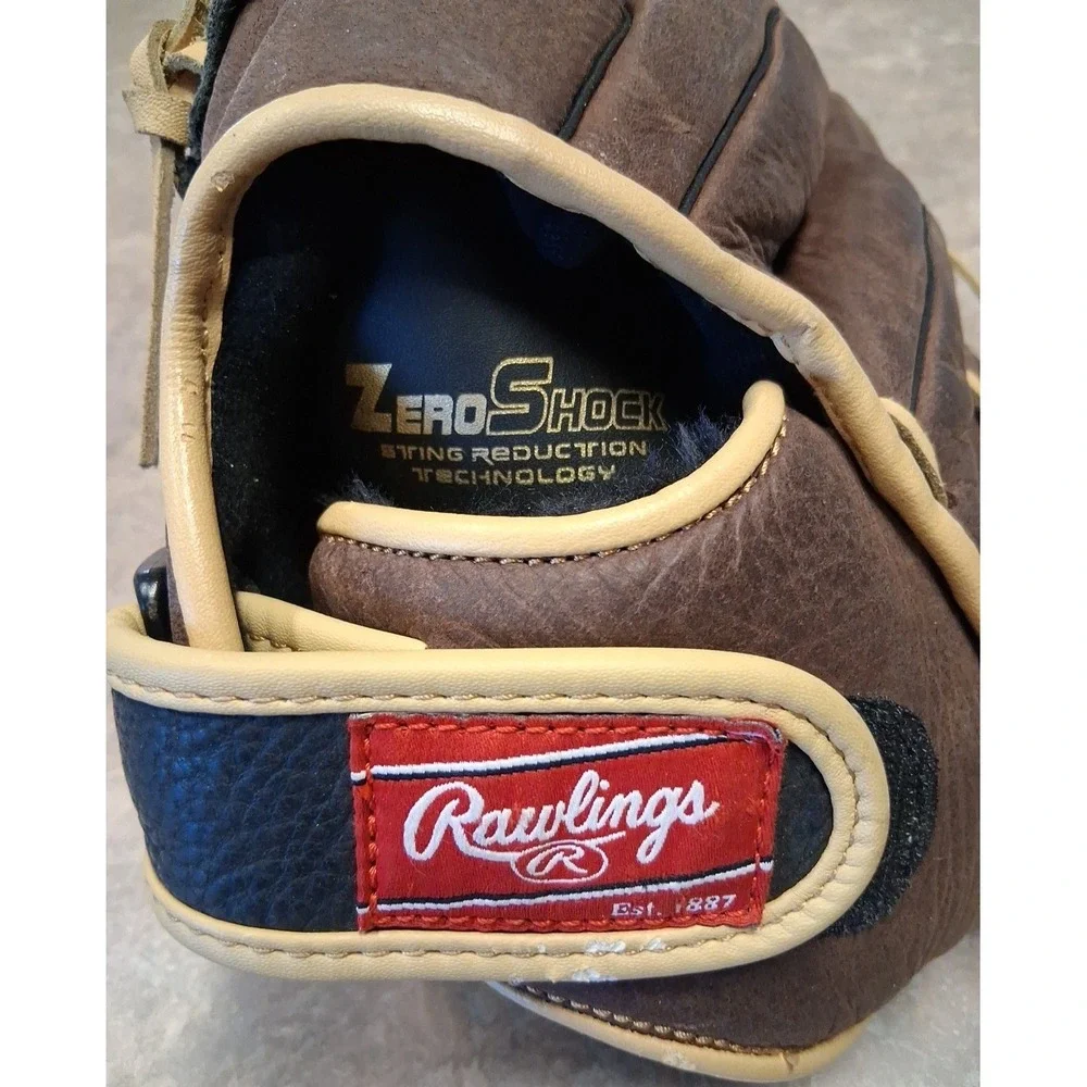 Rawlings RBG36BC 12.5 Inch Leather Zero Shock Gold Glove CO Left Hand Throw